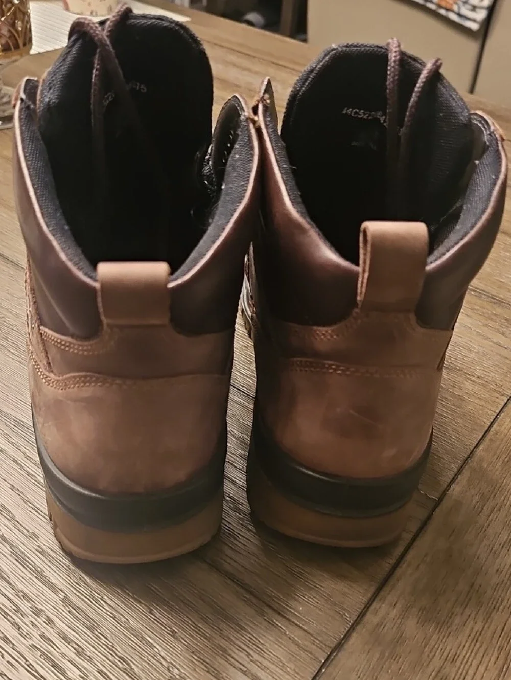 Ecco Brown Leather Chukka Boots for Men